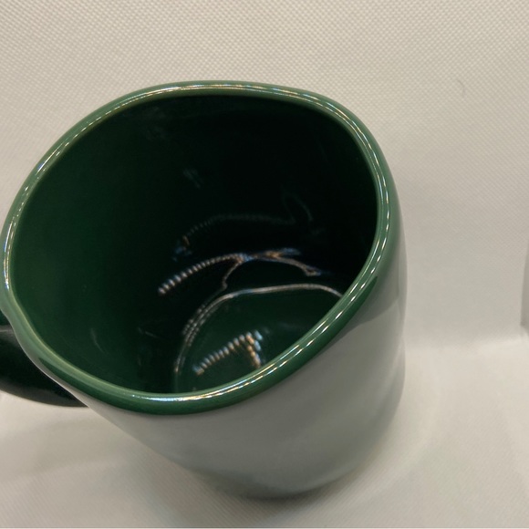 Rae Dunn Santa’s Helper Mug in Green with Cream Letters, NWOT - Picture 2 of 6